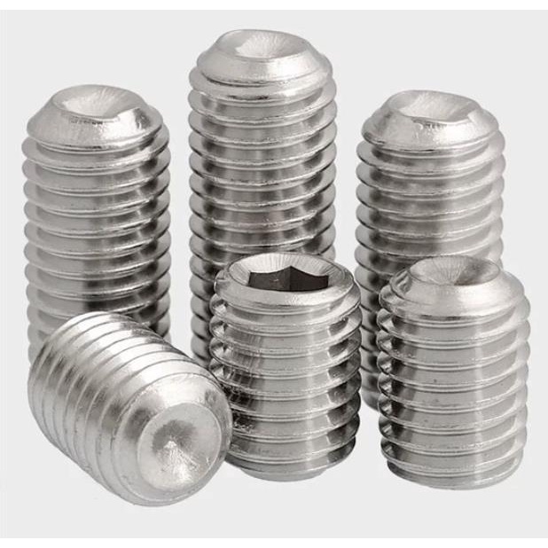 M4 M5 M6 304 Stainless Steel Hex Hexagon Socket Cup Point Set Screw