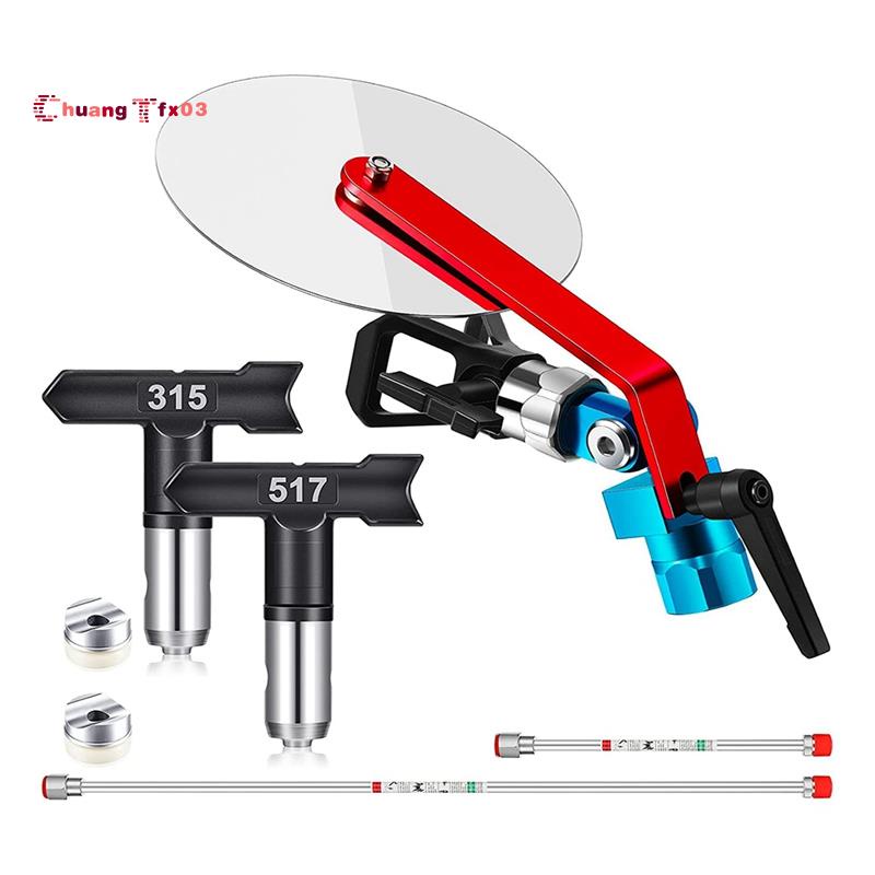 7 Pieces Spray Guide Accessory Tool Airless Paint Sprayer Guide Edge