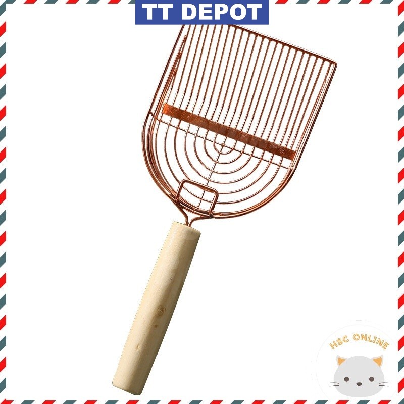 Metal Cat Litter Scoop Shovel Large & Small Hole Feces Artifact Fast