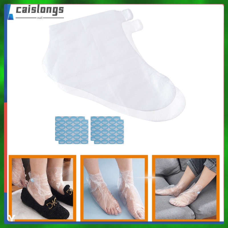 Plastic Foot Covers Feet Disposable Moisturizer Socks Mask Pedicure