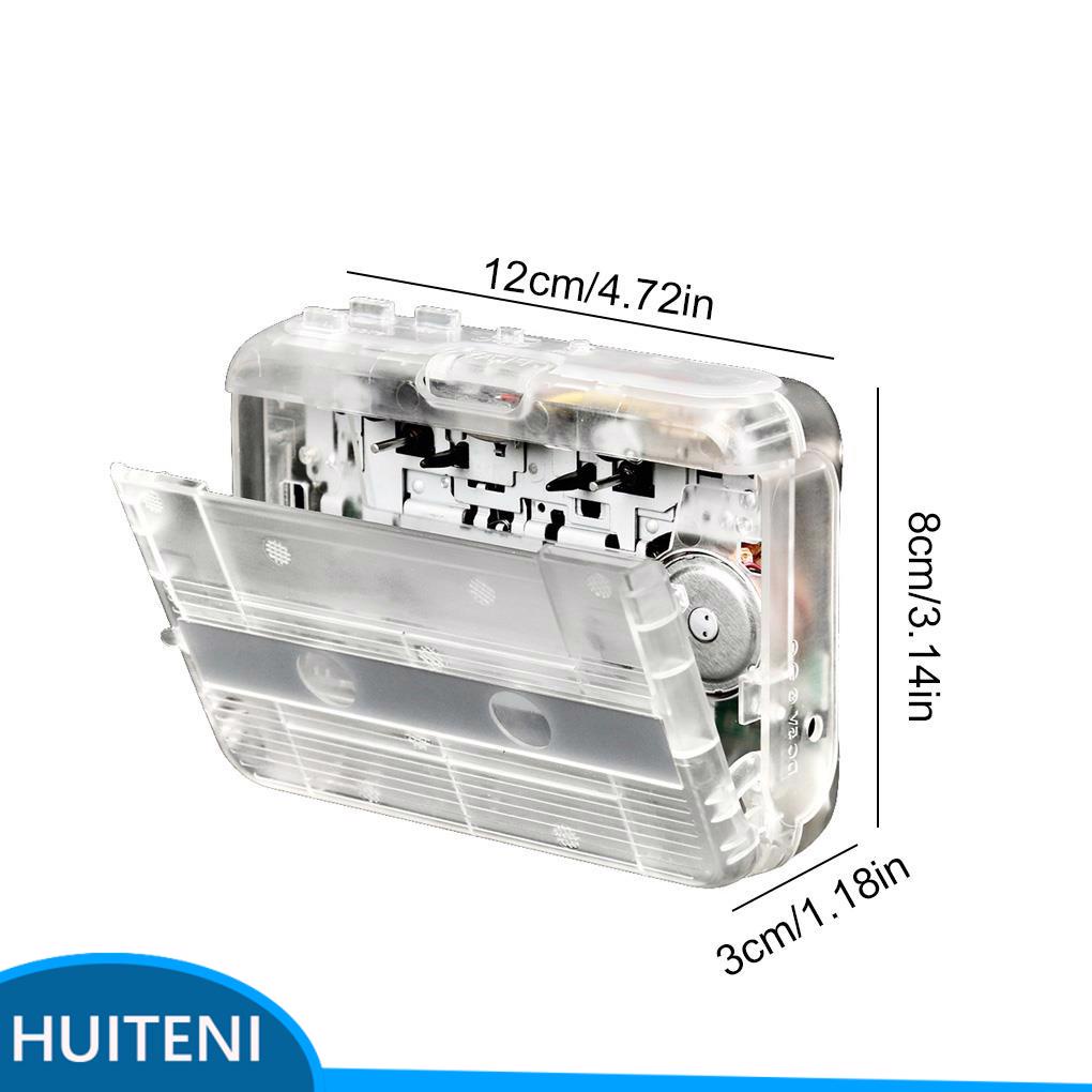 Wireless Cassette Player Input Device 60HZ Receiver Music Radio with 3