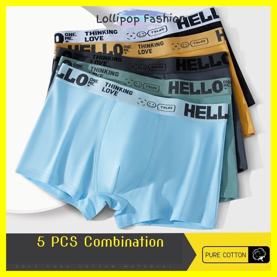 Lollipop Fashion Ready Stock Men s Underwear Cotton Boxer Boxer