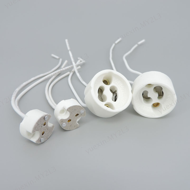 7cm 15cm Ceramic GU10 MR16 MR11 GU5.3 G4 lamp holder socket base ...