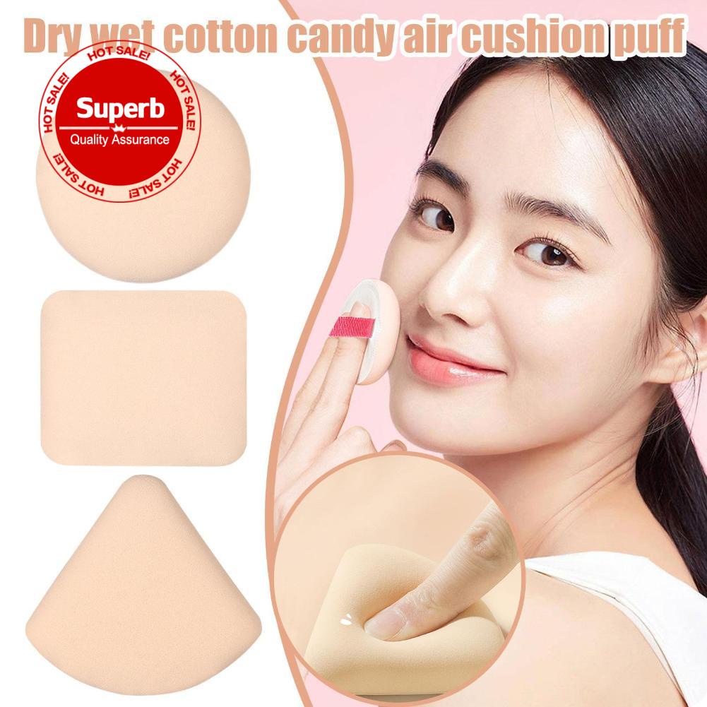 Triangle Shape Powder Puff Washable Mini Cosmetics Soft Powder Makeup
