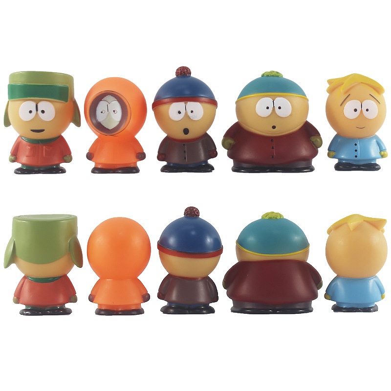 5 Pcs/Set South Park Figures Kenny McCormick Eric Cartman Stan Marsh