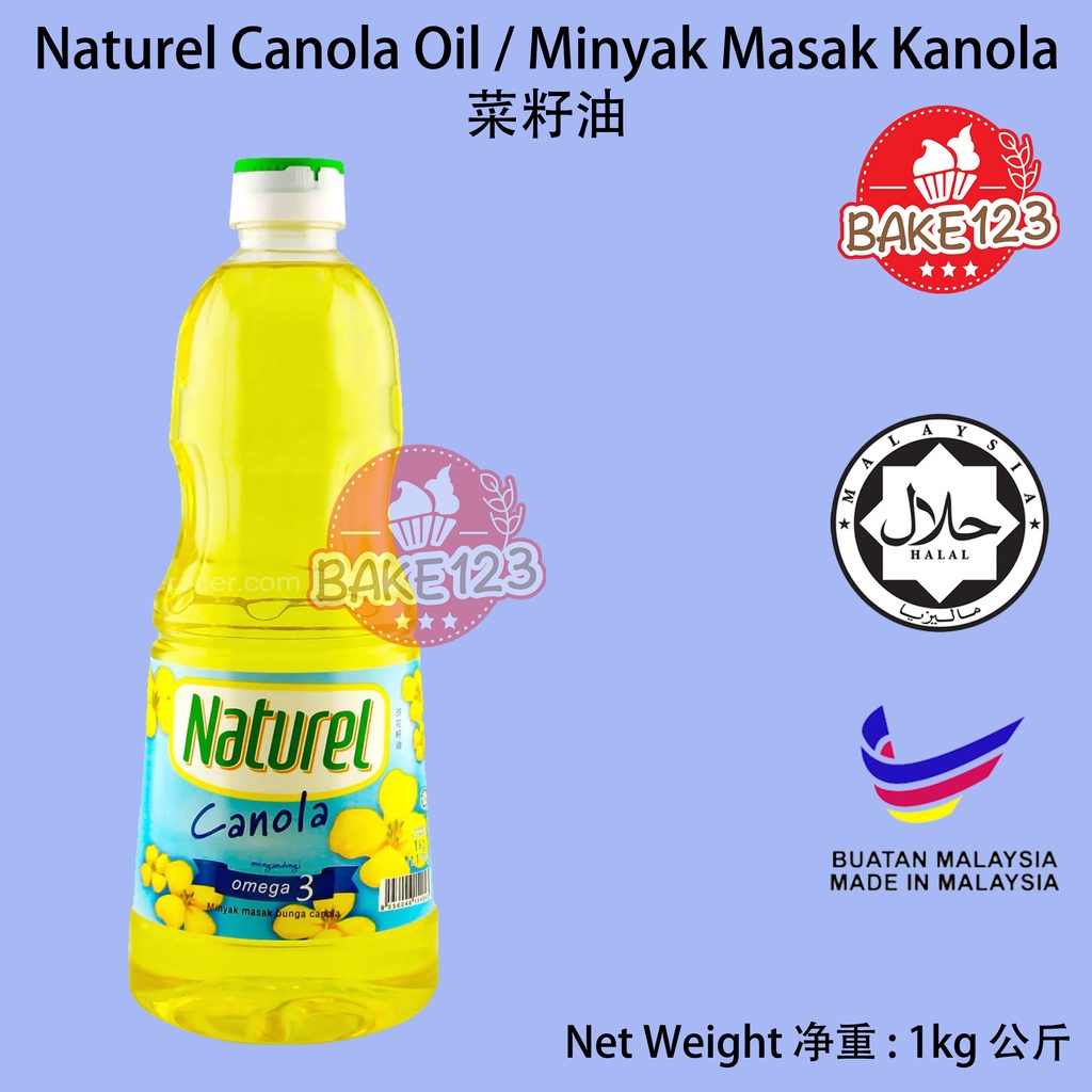 Naturel Canola Oil 1kg / Minyak Masak Bunga Oil 菜籽油 / 芥花籽油 Shopee Malaysia