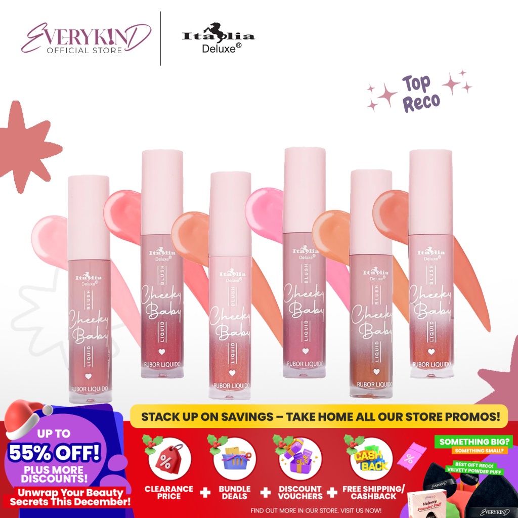 Italia Deluxe Cheeky Baby Liquid Blush Shopee Malaysia