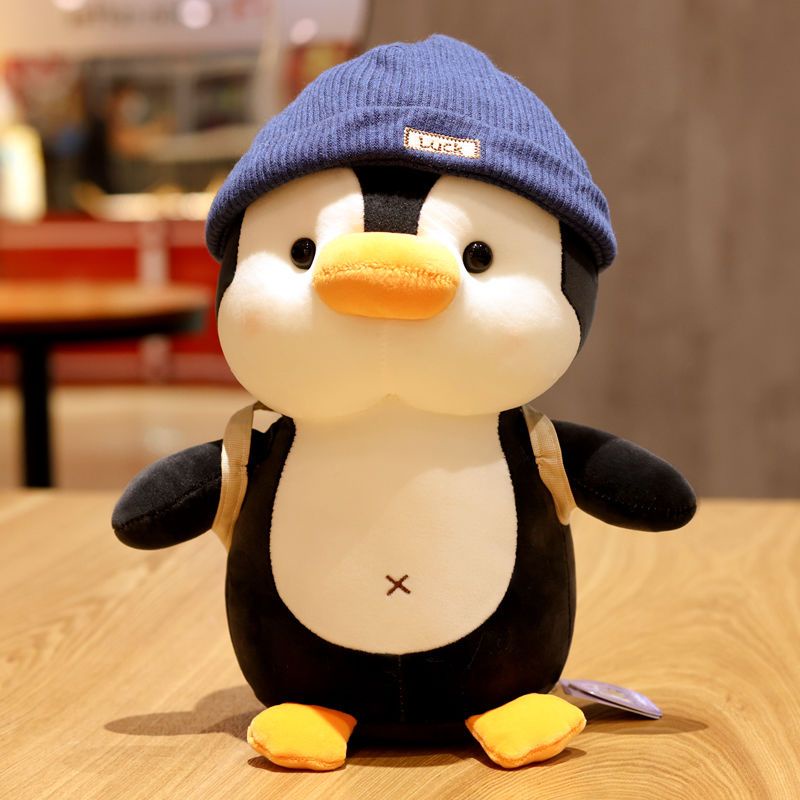 Anak patung Penguin Penyembuh yang comel, Anak Patung Rag, Mainan Mewah ...