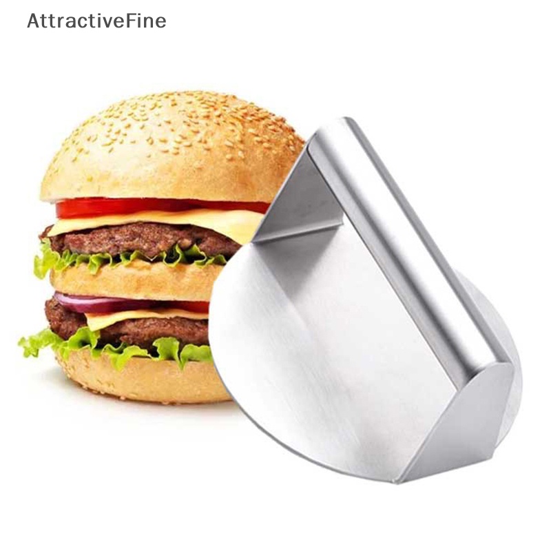 [AttractiveFine] Hamburger Press 304 Stainless Steel Non-Stick Meat ...