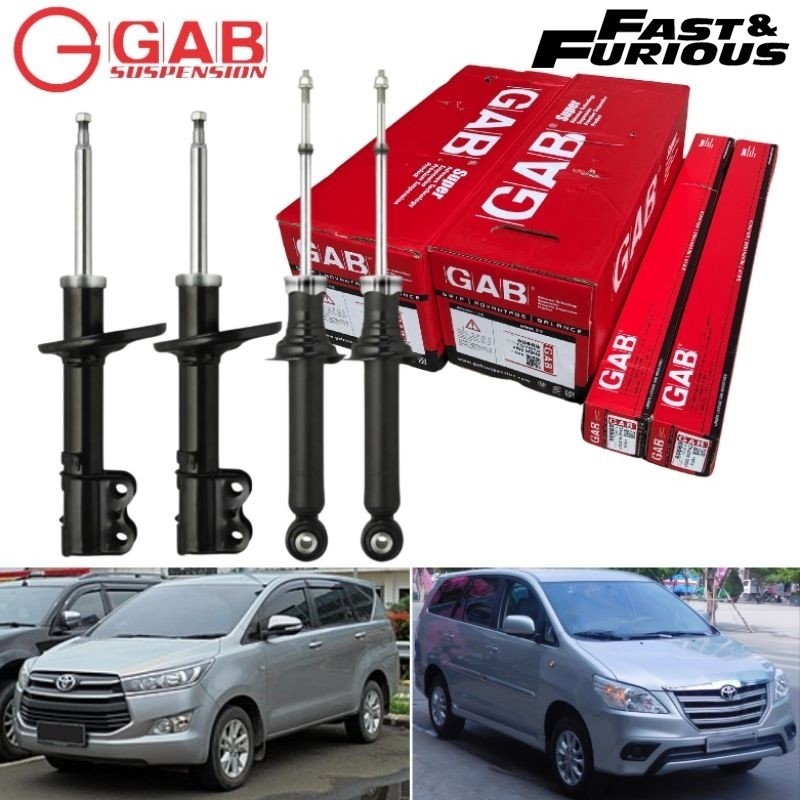 ORIGINAL GAB TOYOTA INNOVA TGN40 TGN140 FRONT DEPAN, REAR BELAKANG ...