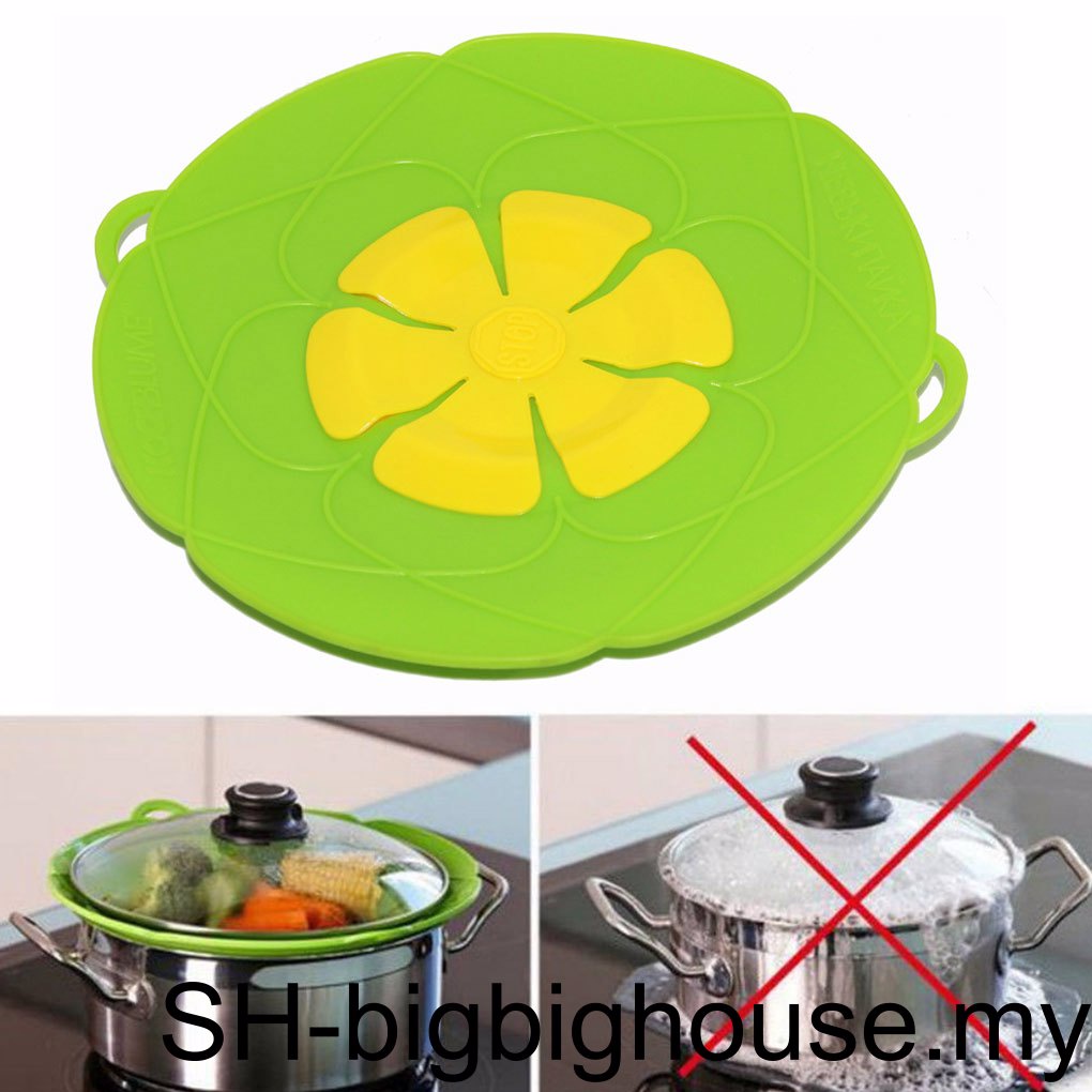 Silicone Lid For Pot Prevent Food Splashing During Heating Clean And