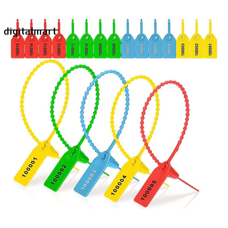 1000 Pcs Plastic Tamper Seals Fire Extinguisher Tags Security Tags
