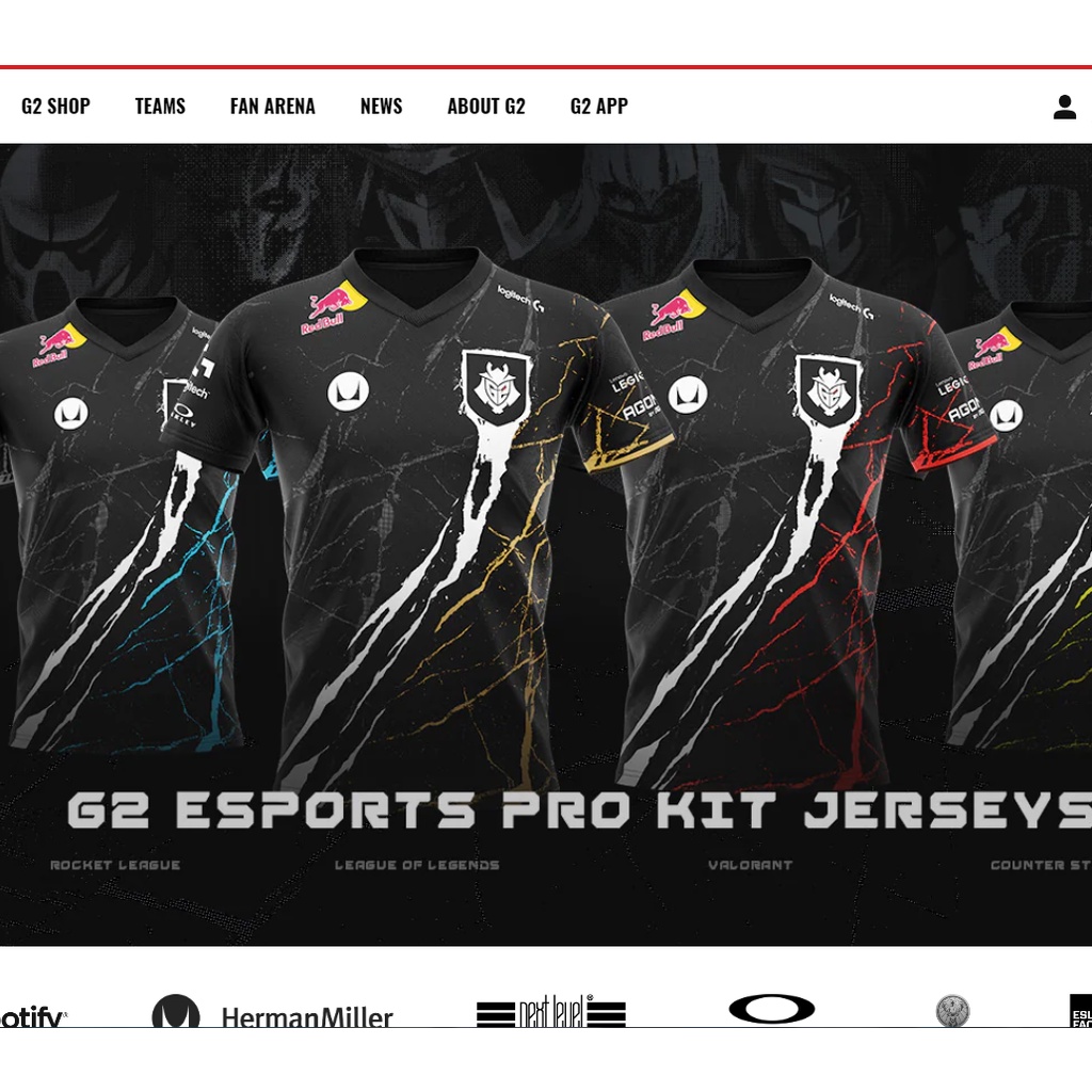 G2 ESPORTS - Pro Kit 2023 - Jersey - HEL