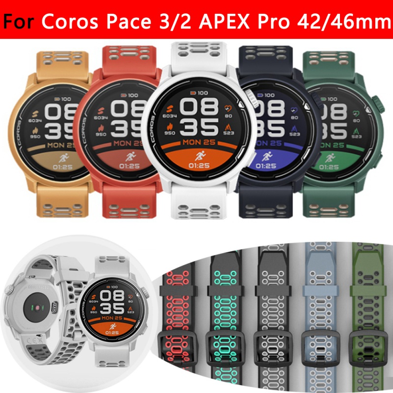 Correa de reloj deportivo para Coros PACE 3/APEX 42 mm/APEX 2 Pro/APEX