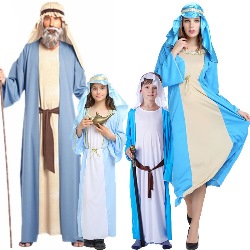 Halloween Childrens Costume Adult Costume Female Arabian Chief Robe