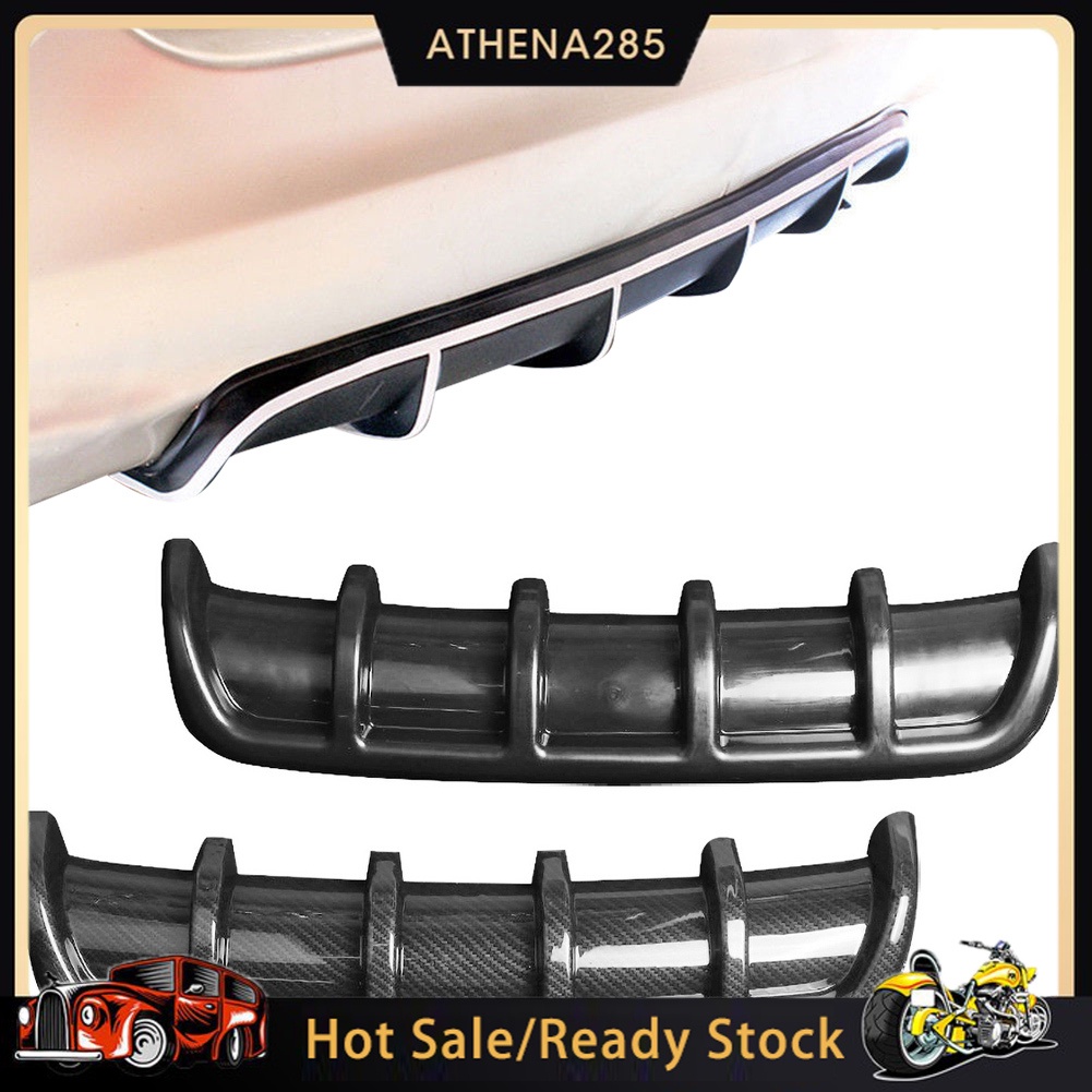 Car Universal ABS Chassis Shark Fin Bending Insert Rear Spoiler Bumper