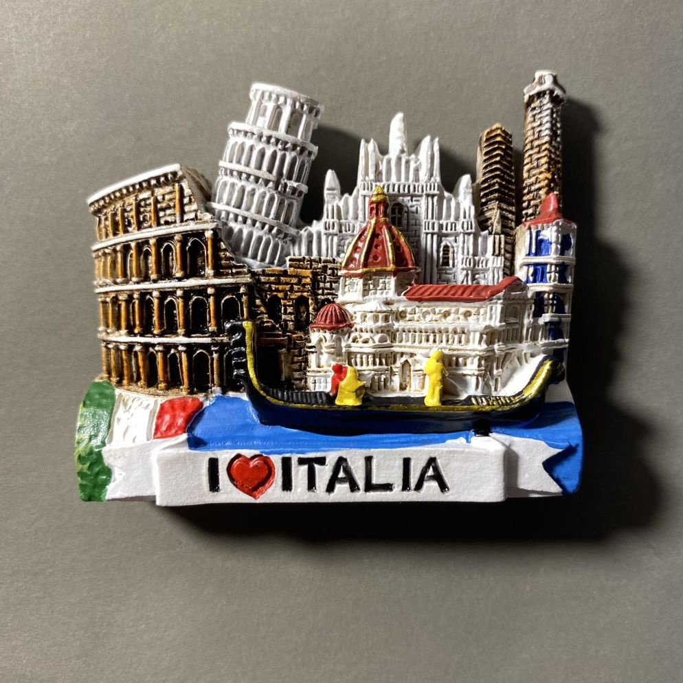 Venice Scenic Spots in the Italian Water City Refrigerator 3D