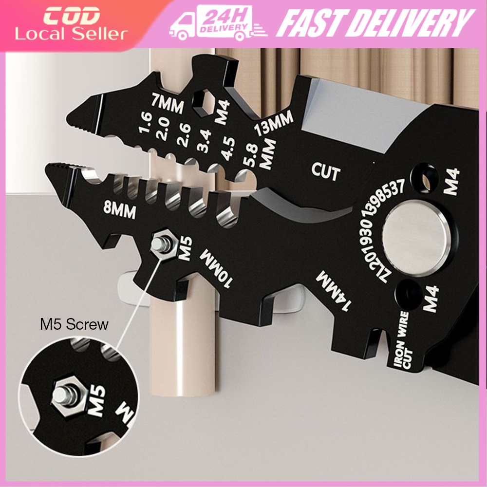 Multifunction 25/10in1 wire cutter stripper cable crimper Electrical ...
