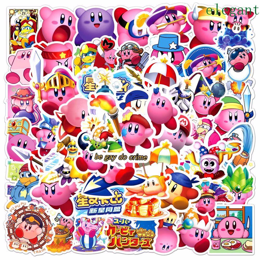ELEGANT Kirby Star Guitar Suitcase Anime Decals Scrapbooking Ally