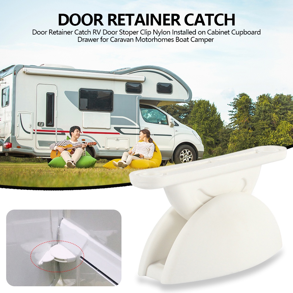 HW Door Retainer Catch RV Door Stoper Clip Nylon Installed on Cabinet ...