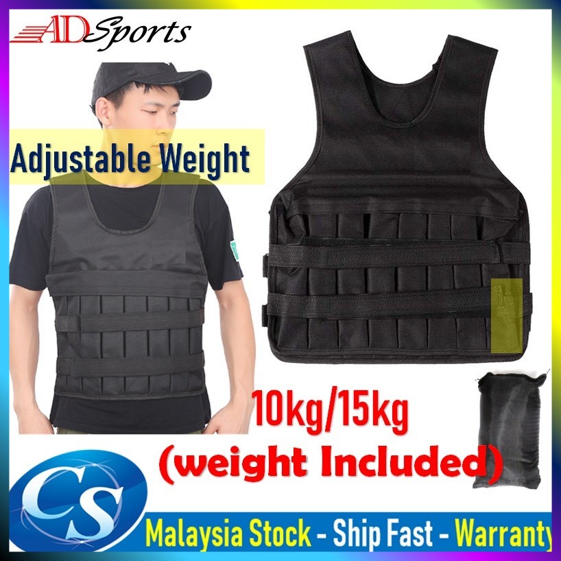 Weighted Vest, 8lb/12lb/16lb/20lb/25lb/30lb Weight Jersey - View #6