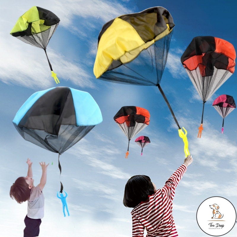 DC [ Featured ] Simulated Flying Parachute Toy Hand Throwing ...