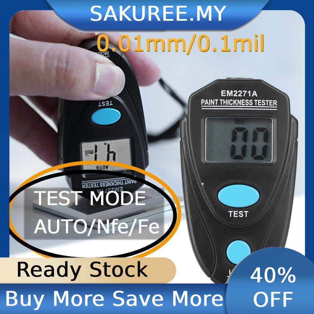 Thickness Gauge Auto Paint Film Tester Coating Gauge Digital Display Manual UltraPrecision