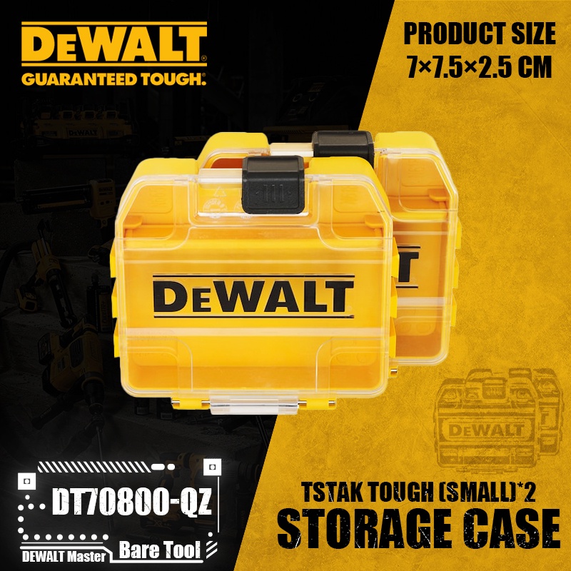 DEWALT DT70800-QZ TSTAK Tough Storage Case (Small)*2 | Shopee Malaysia