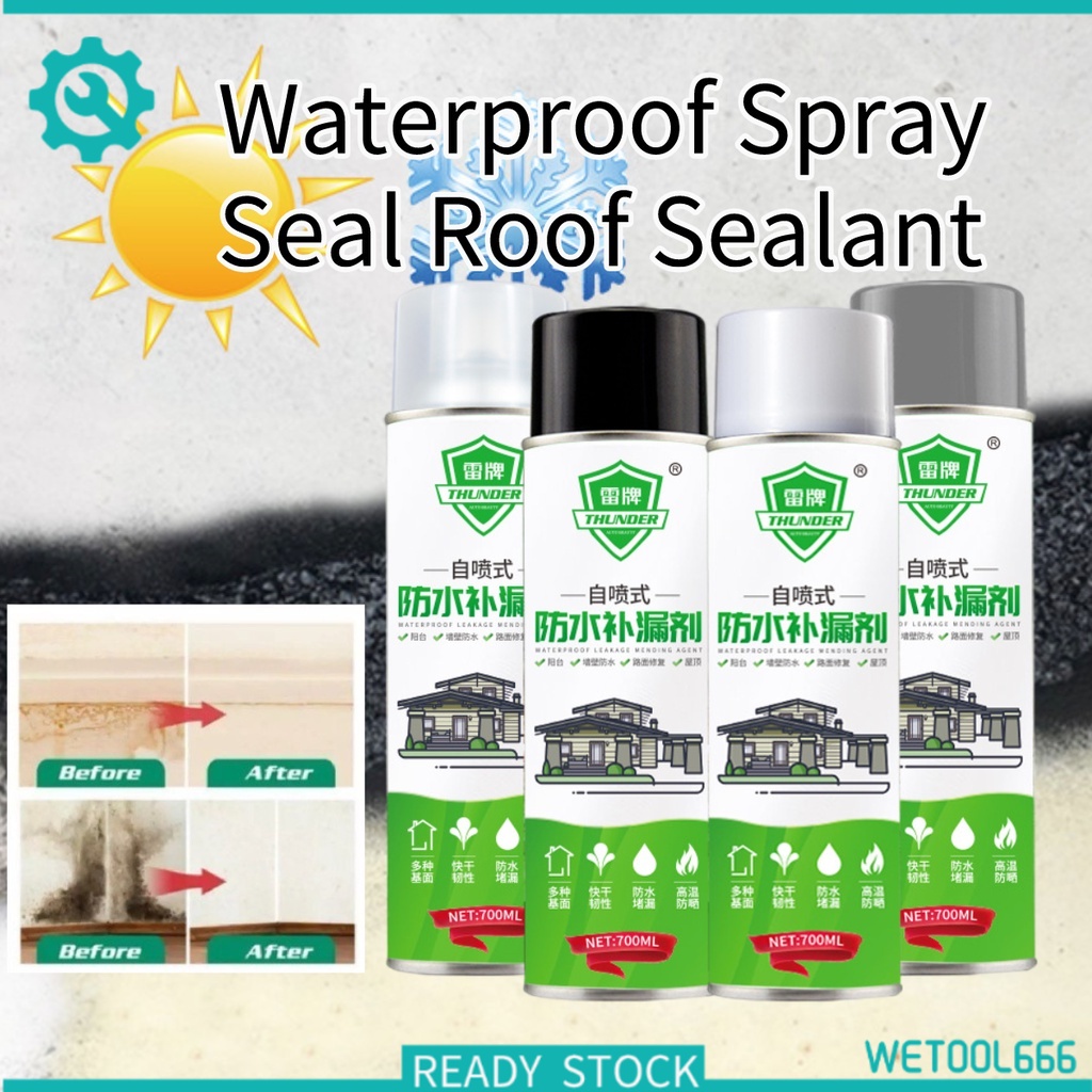 1200ml Waterproof Spray Sprayer Leak Repair Rapid Stop Leaking Spray Seal Roof Sealant Leak Seal 0376