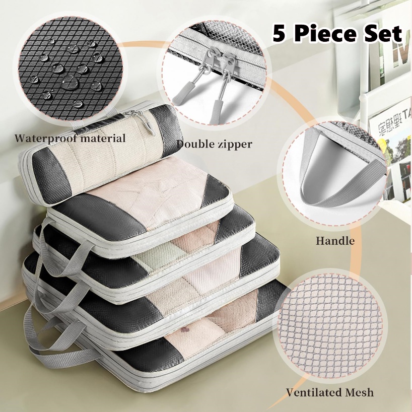Portable Underwear Bra Storage Bag Waterproof Travel Organizers Multi-Layer  Toiletry Packing Cube