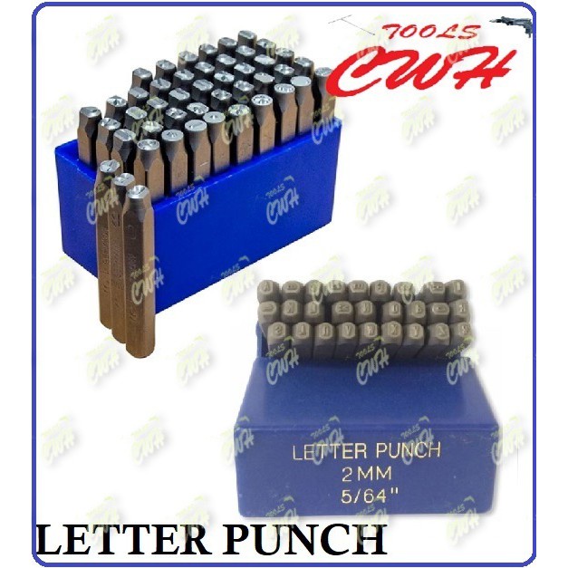 ALPHABET A-Z 0-9 LETTER NUMBER NOMBOR PUNCH PUNCHES PLATE BOARD METAL ...