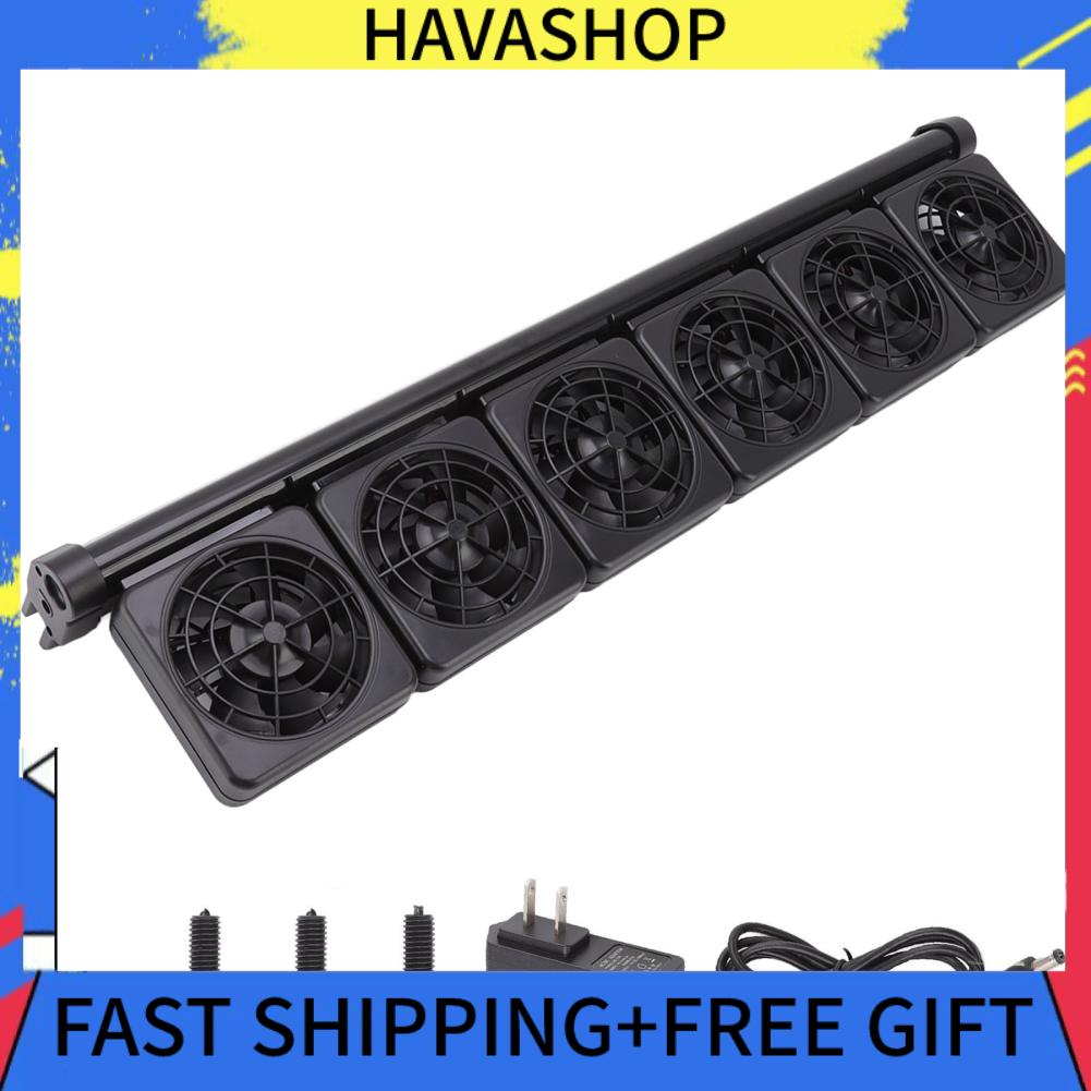 Aquarium 6 Heads Cooling Fan Small Wind Speed Cooler Fish Tank