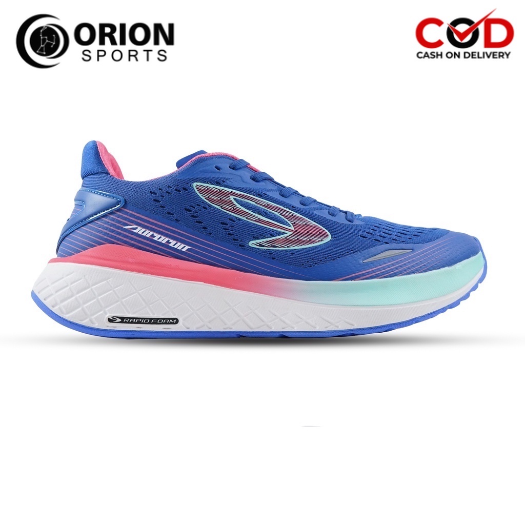 PUTIH MERAH Running Shoes 910 AURORUN - Blue/White/Red SPECIAL Color ...