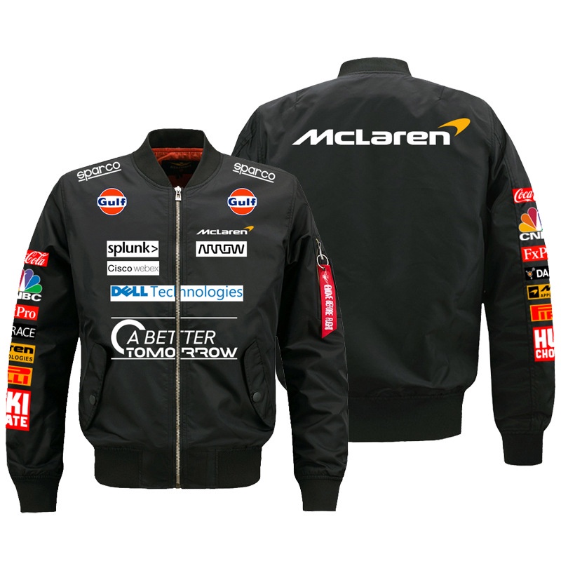 Mclaren Car Logo Racing Jacket Cycling Jacket Off-Road Cycling Jacket ...