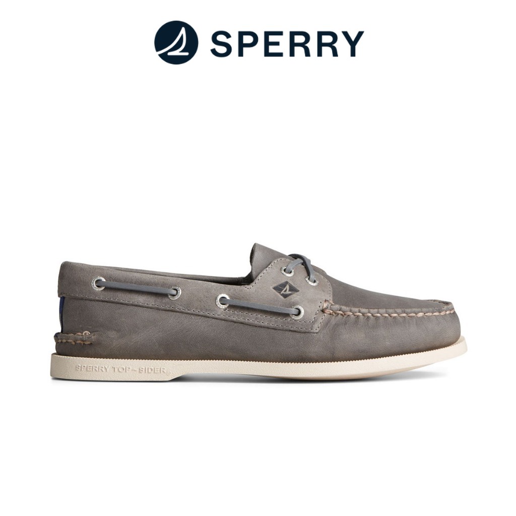 Sperry Men's Authentic Boat Shoe - Grey (STS25510) | Shopee Malaysia