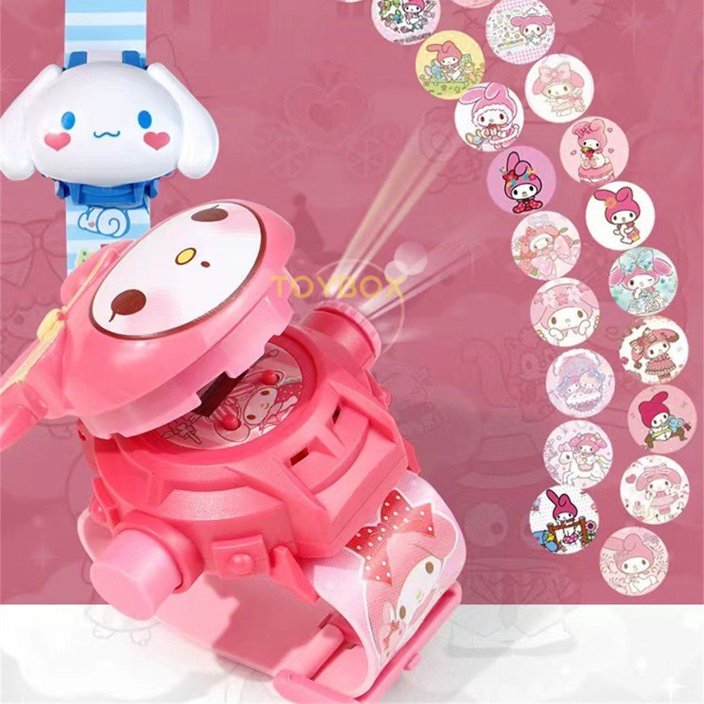 24 Patterns Sanrio Hello Kitty Toys Set 3d Projection Digital Watch  Cinnamoroll Kuromi Melody Anime Action Figure Model Toy Kid Gift 【ToyBox】 |  Shopee Malaysia