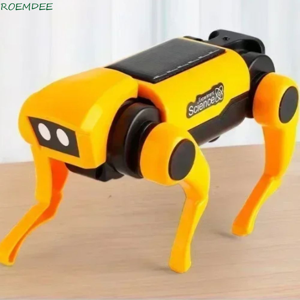 ROEMDEE Electric Mechanical Dog, Remote Control Solar System RC Robot ...