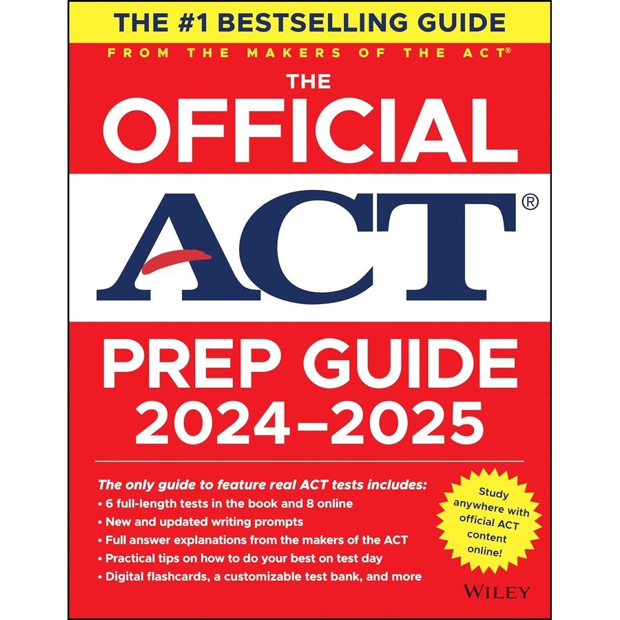 The Official ACT Prep Guide 2024-2025: Book+9 Practice Tests+400 ...