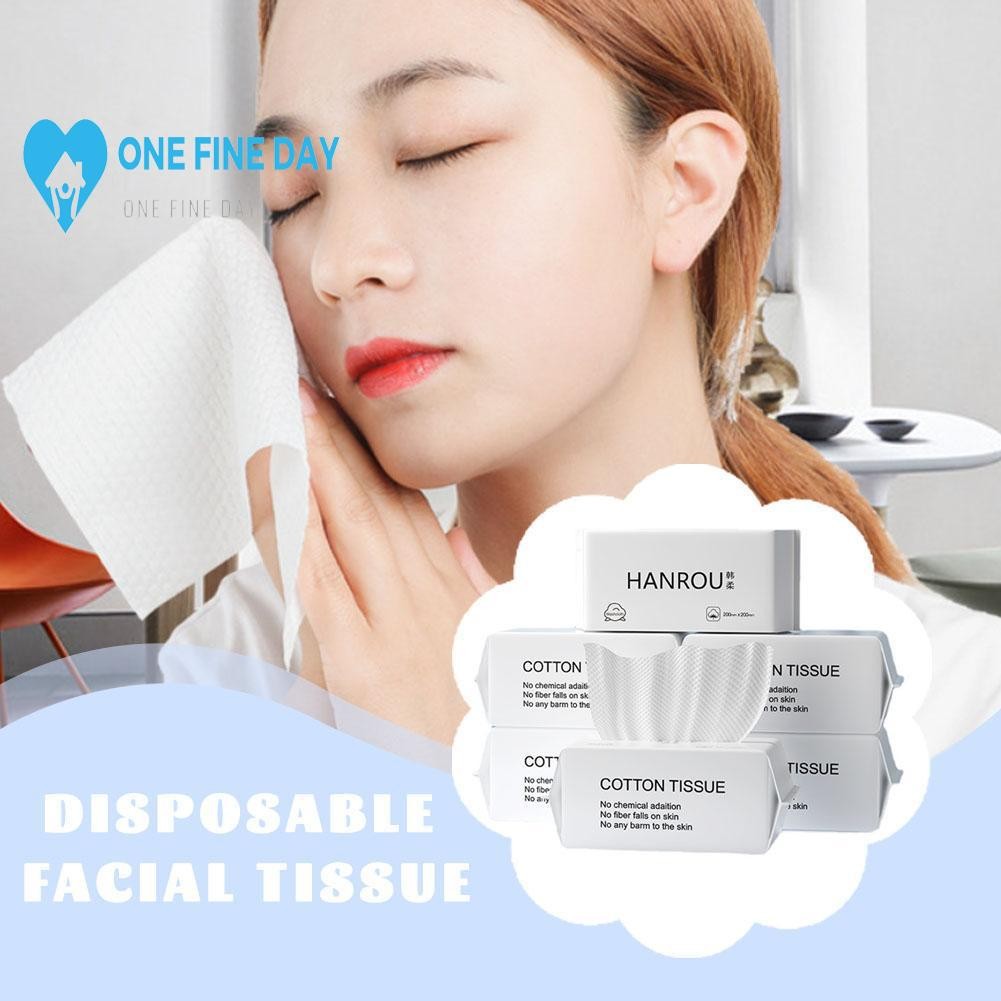 50/disposable Wash Face Towel Cleansing Cotton Tissue Tissue Makeup ...