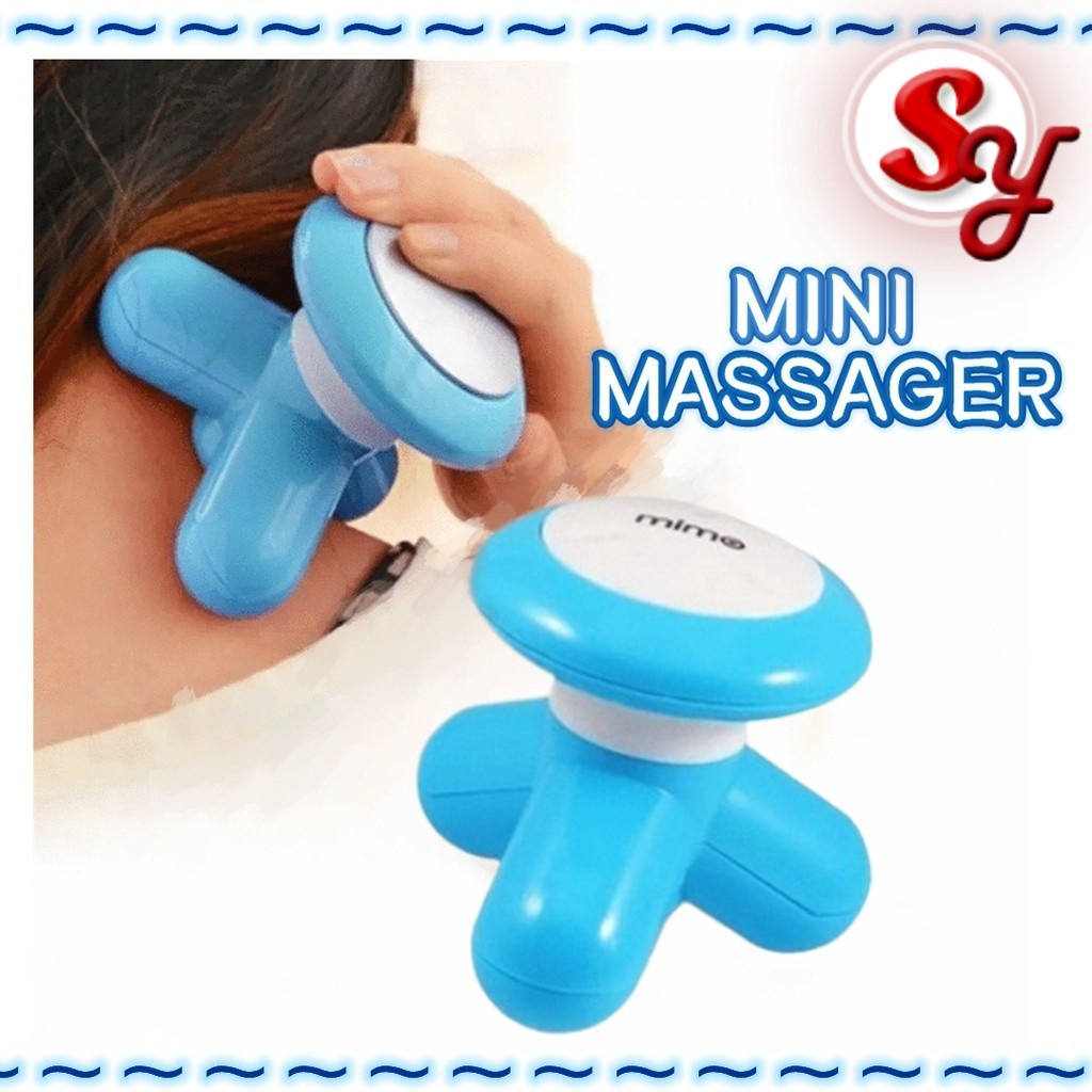 Mini Massager Electric Neck Head Hand Triangle Wave Vibrating Portable ...