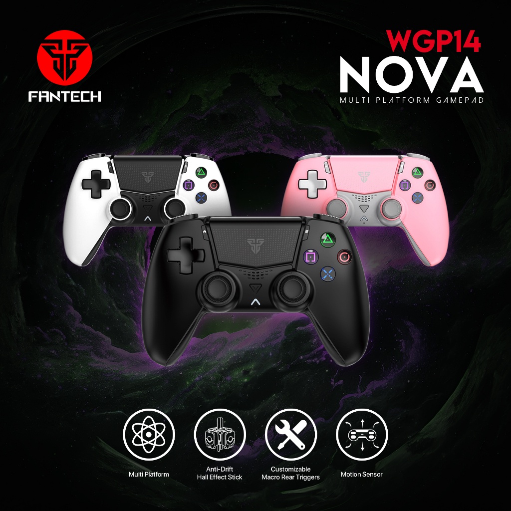 FANTECH NOVA WGP14 / WGP14V2 GAMEPAD WIRELESS HALL EFFECT WITH MOTION