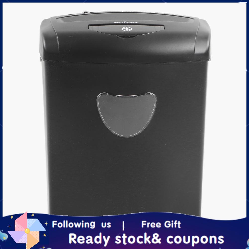 Xiyijia Paper Shredder With 21L Trash Can Automatic Silent 10 Sheet Cut