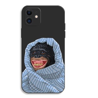 IPhone Transparent Cartoon Funny Orangutan All-inclusive Dropproof ...