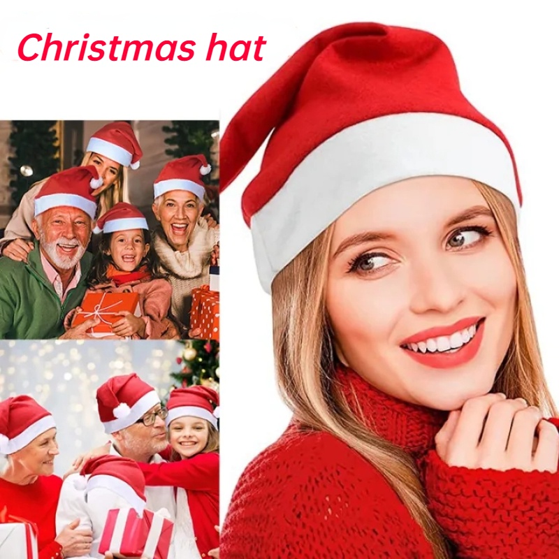 Christmas Hat for Adult Kids Christma Decoration 2023 Christmas Xmas