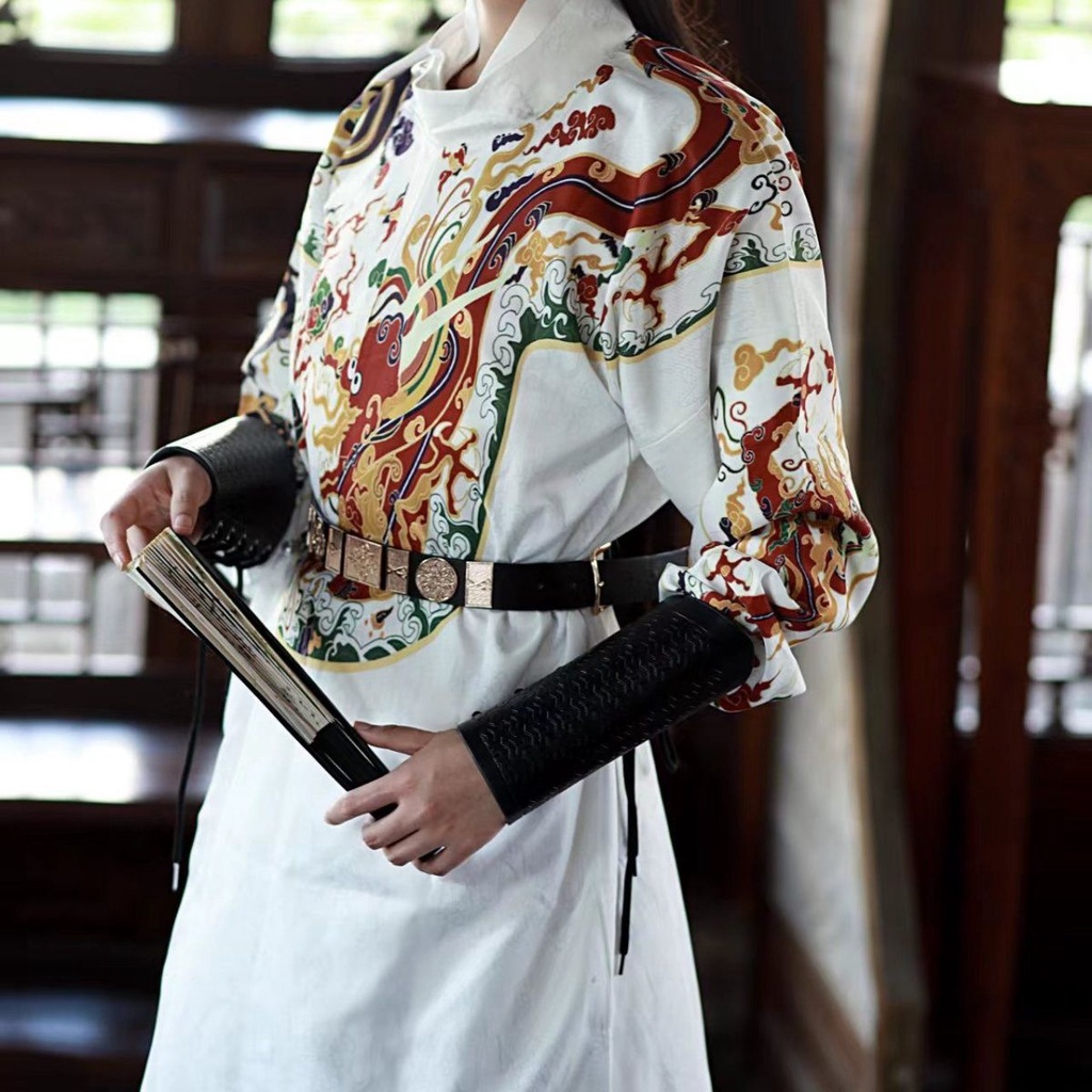 Ximengge Hanfu Longyin Tang System Round Neck Robe for Men and Women CP ...