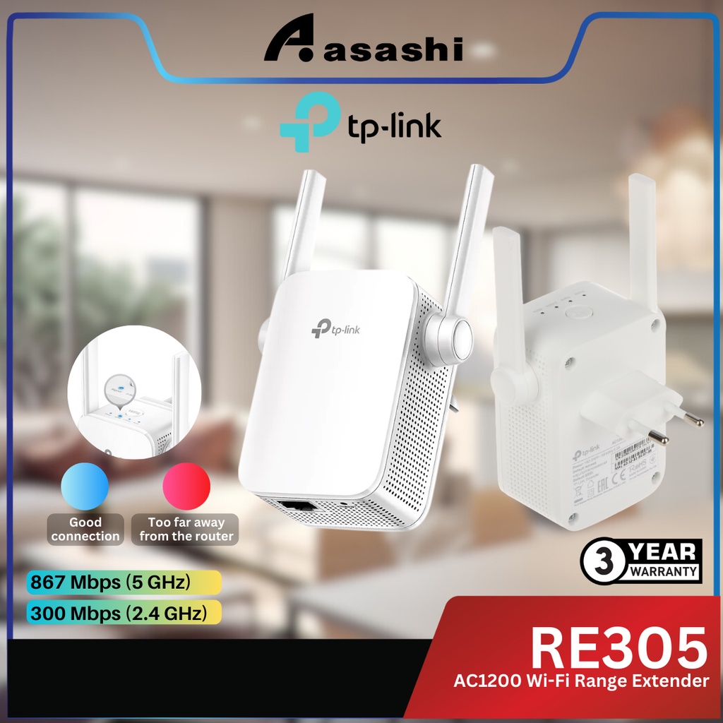 TpLink RE305 AC1200 WiFi Range Extender / Repeater / Access Point