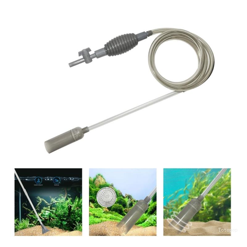 Top Aquarium Siphons Fish Tank Siphons Vacuum Cleaner Pump Semi