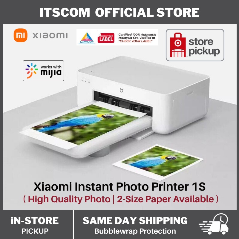 Xiaomi Mijia Photo Printer 1S High Definition Color Sublimation 3