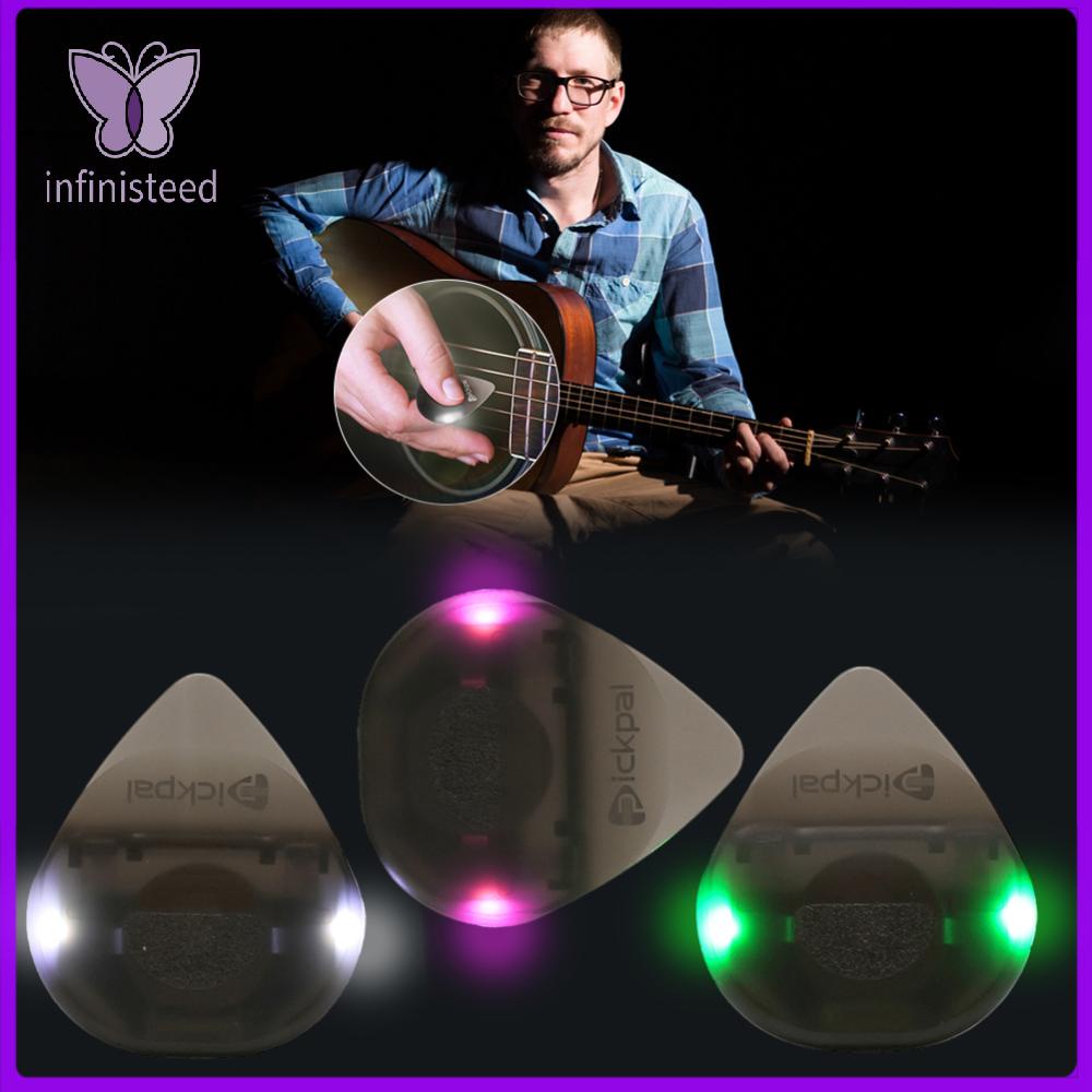 3Pcs Musical Instrument Glowing Plectrum with High-Sensitivity LED ...