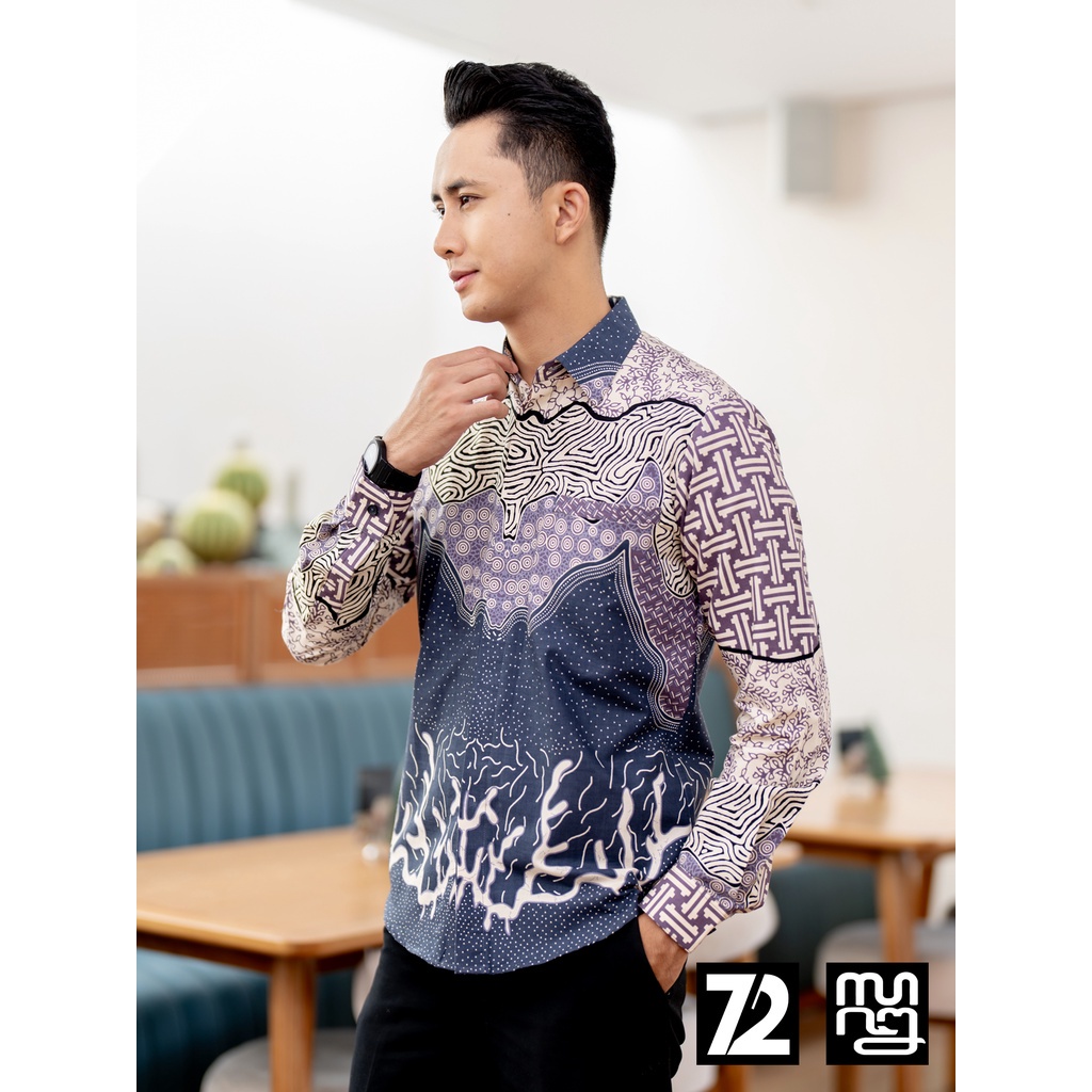 Slim fit 2024 batik shirt